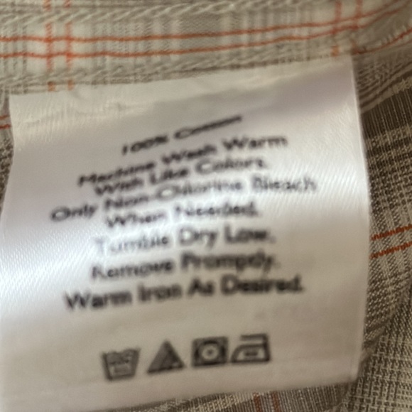 Eddie Bauer TL Mens Large classic fit button down long sleeve shirt. - Picture 8 of 9